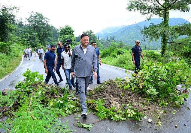 केसरवाला-मालदेवता क्षेत्र में आपदा प्रभावित स्थानों का सीएम धामी ने किया दौरा