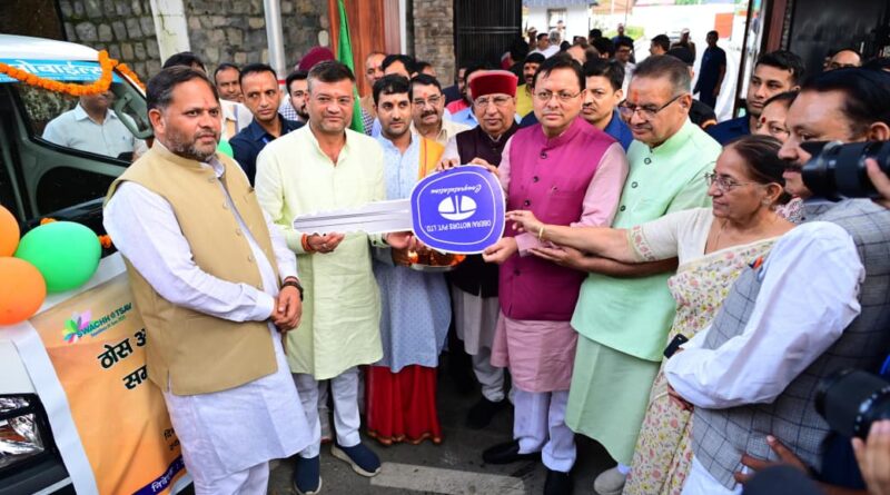 शहरी विकास से जुड़ी योजनाओं का सीएम धामी ने किया लोकार्पण।