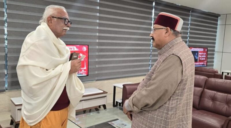 महाराज ने गोवा के राज्यपाल का देवभूमि आगमन पर किया स्वागत