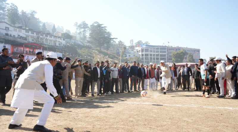 मुख्यमंत्री पुष्कर सिंह धामी ने अल्मोड़ा में किया सांसद खेल महोत्सव का शुभारंभ