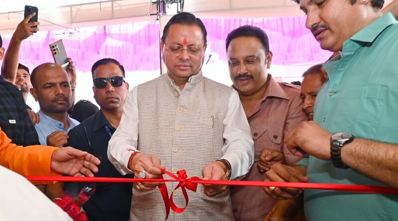 मुख्यमंत्री पुष्कर सिंह धामी ने हरिद्वार में नव निर्मित आनंद धर्मशाला ट्रस्ट का किया लोकार्पण