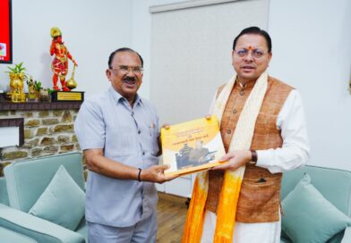 मुख्यमंत्री पुष्कर सिंह धामी से राजस्थान विधानसभा अध्यक्ष वासुदेव देवनानी ने की शिष्टाचार भेंट