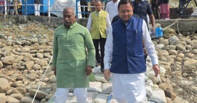 मुख्यमंत्री पुष्कर सिंह धामी ने गदरपुर में अंतर्राष्ट्रीय क्याकिंग एवं कैनोइंग प्रतियोगिता की तैयारियों का लिया जायजा