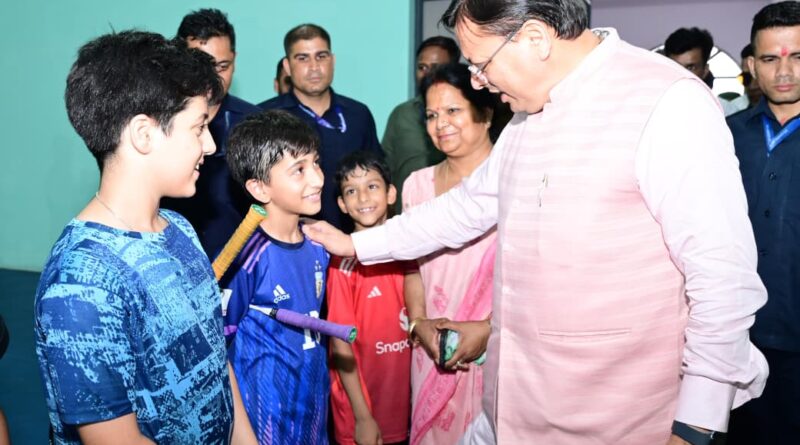 HRDA द्वारा नवनिर्मित स्पोर्ट्स कॉम्पलेक्स का मुख्यमंत्री पुष्कर सिंह धामी ने किया लोकार्पण